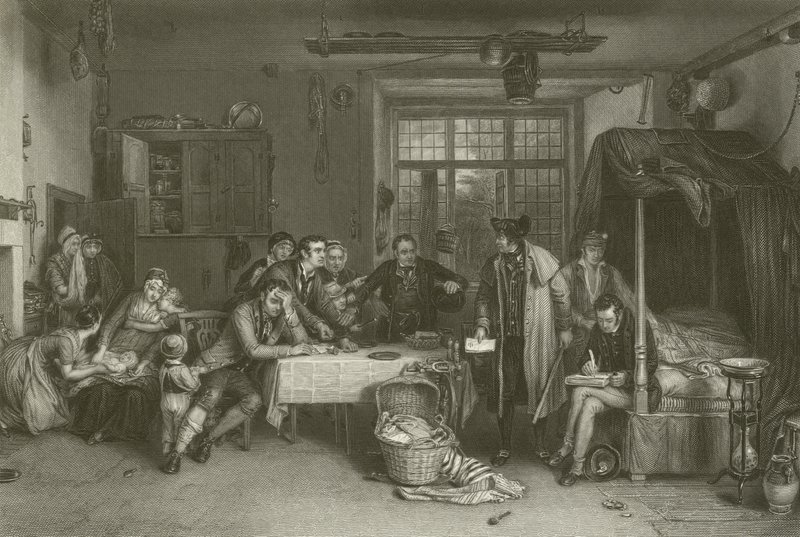 Pożądliwy człowiek autorstwa David Wilkie