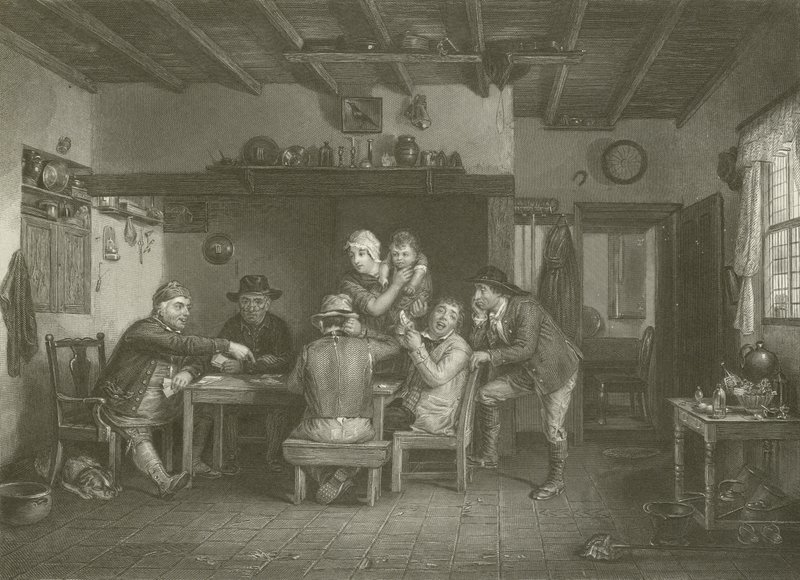 Gracze w karty autorstwa David Wilkie