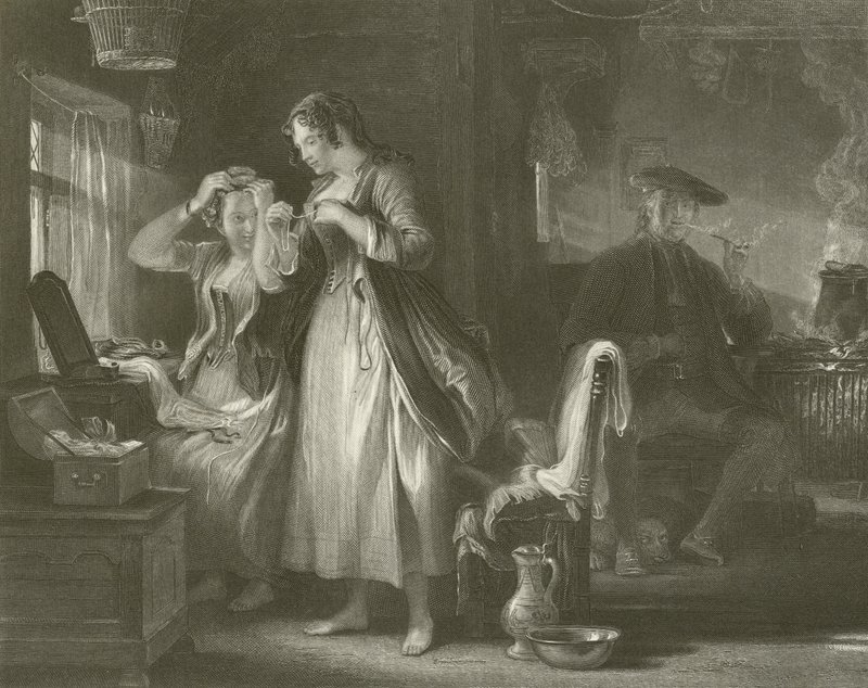 Toaleta w domku autorstwa David Wilkie