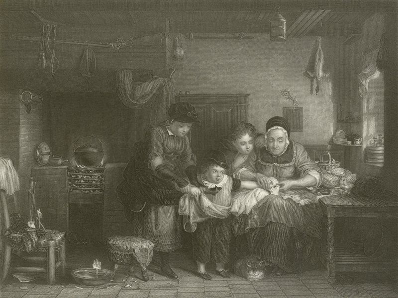 Rozcięty palec autorstwa David Wilkie