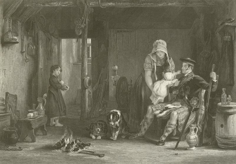Powrót górala autorstwa David Wilkie