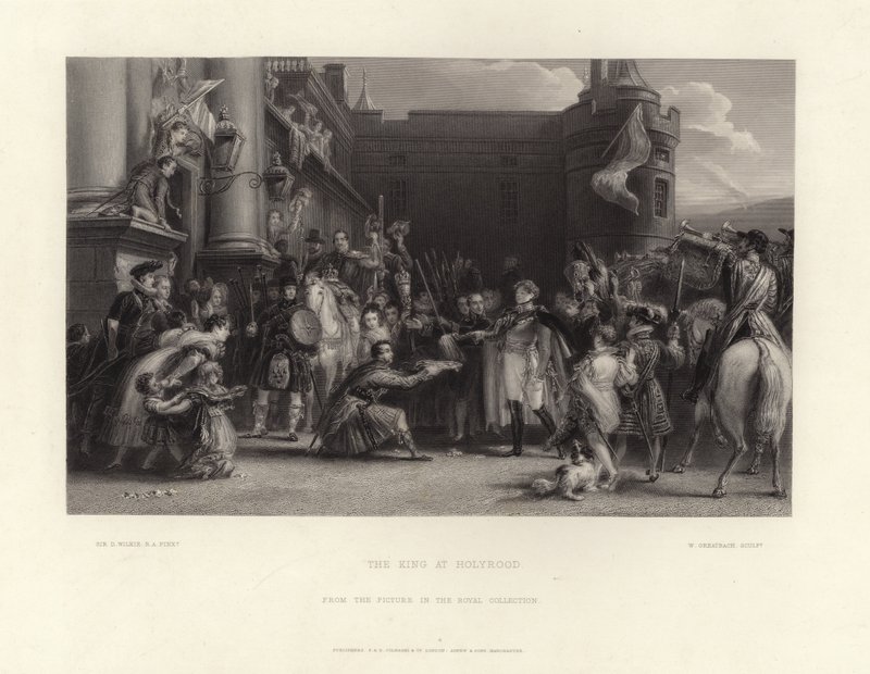 Król w Holyrood autorstwa David Wilkie