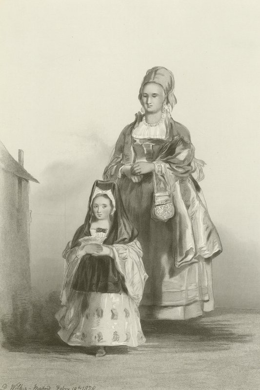 Senoritta i jej pielęgniarka autorstwa David Wilkie
