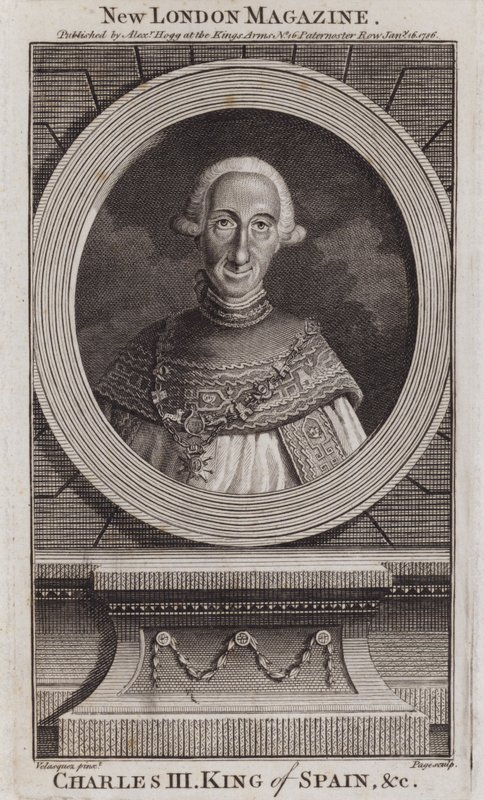 Karol III, król Hiszpanii autorstwa Diego Rodriguez de Silva y (after) Velazquez