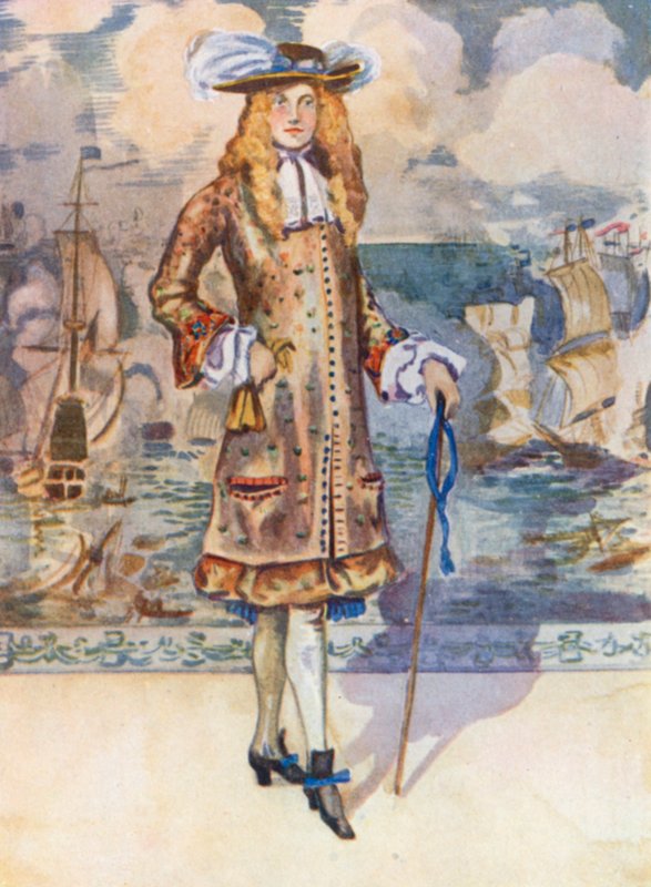 Człowiek z czasów Karola II 1660-1685 autorstwa Dion Clayton Calthrop