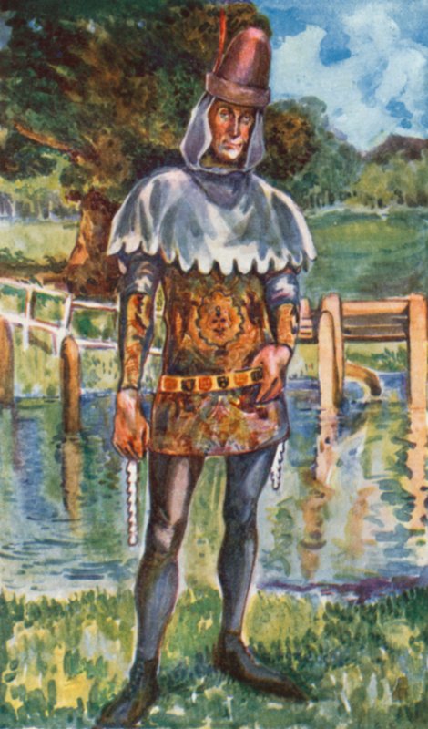 Człowiek czasów Edwarda III 1327-1377 autorstwa Dion Clayton Calthrop