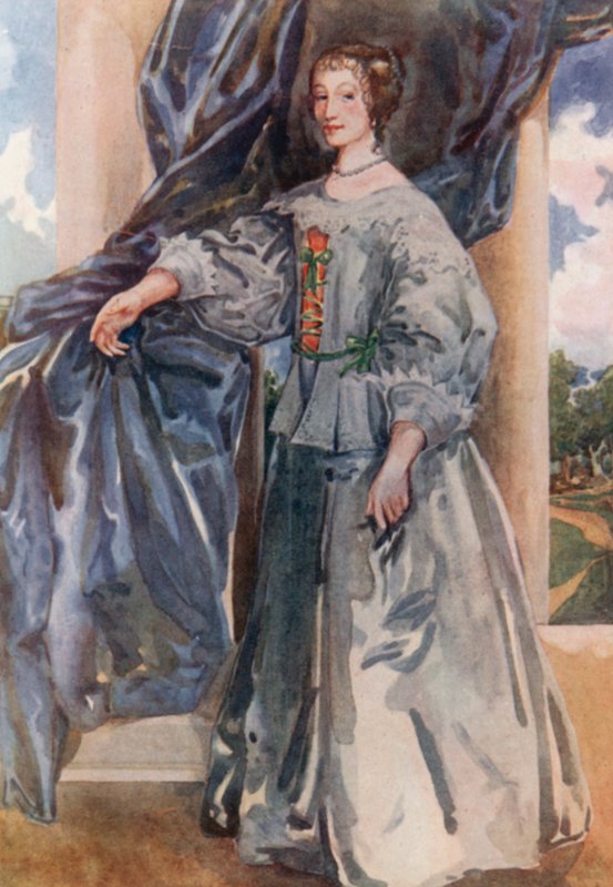 Kobieta czasów Karola I 1625-1649 autorstwa Dion Clayton Calthrop