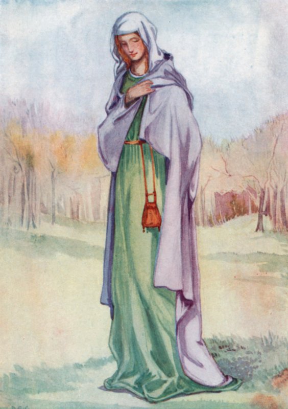 Henriko III laikų moteris 1216-1272poli autorstwa Dion Clayton Calthrop