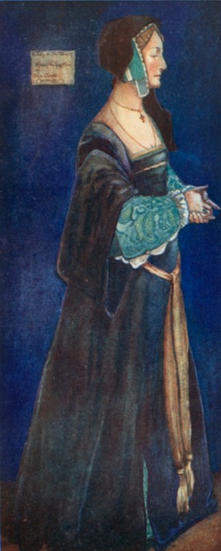 Kobieta czasów Henryka VIII 1509-1547 autorstwa Dion Clayton Calthrop