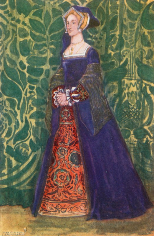 Kobieta czasów Henryka VIII 1509-1547 autorstwa Dion Clayton Calthrop