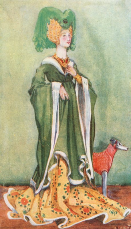 Henriko VI laikų moteris 1422-1461polis autorstwa Dion Clayton Calthrop