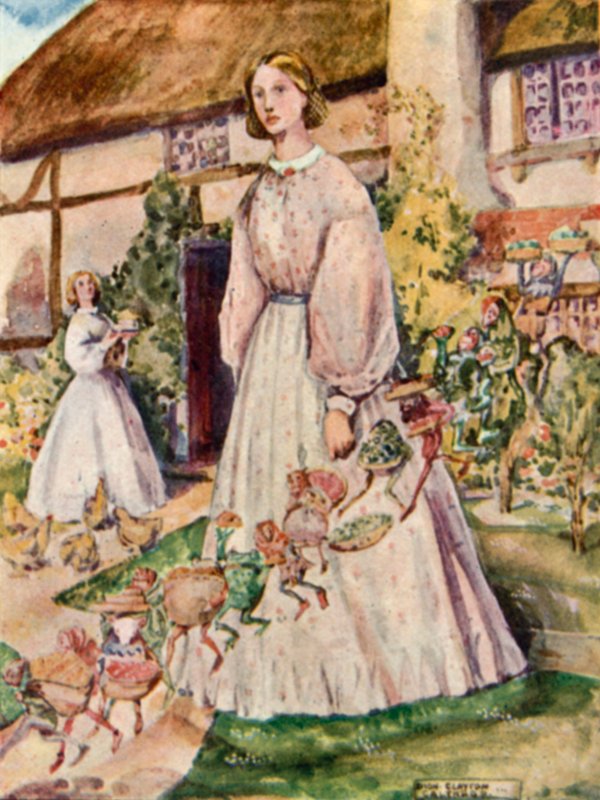 Ilustracja do Goblin Market autorstwa Christiny Rossetti autorstwa Dion Clayton Calthrop