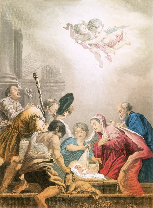 Adoracja autorstwa Domenico Fetti or Feti