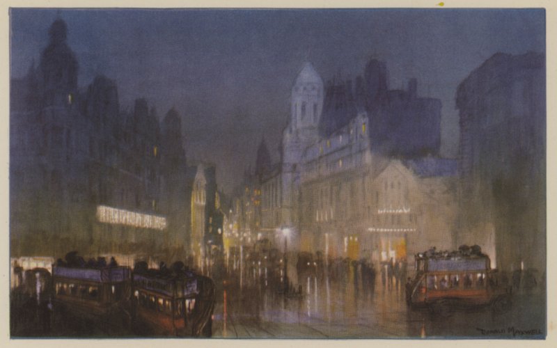 Kanał Grand Canal przy Tottenham Court Road autorstwa Donald Maxwell