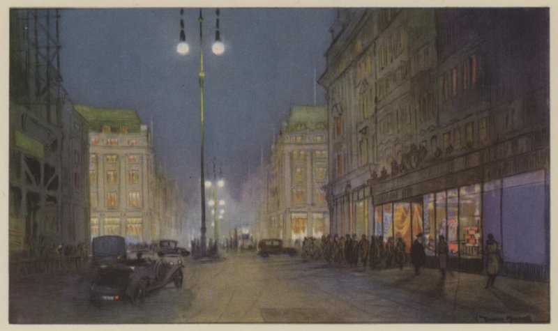 Regent Street autorstwa Donald Maxwell