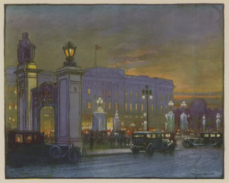 Noc sądu, Pałac Buckingham autorstwa Donald Maxwell