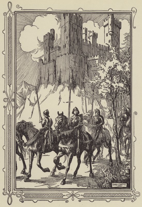 Sir Galahad w opactwie autorstwa Dora Curtis