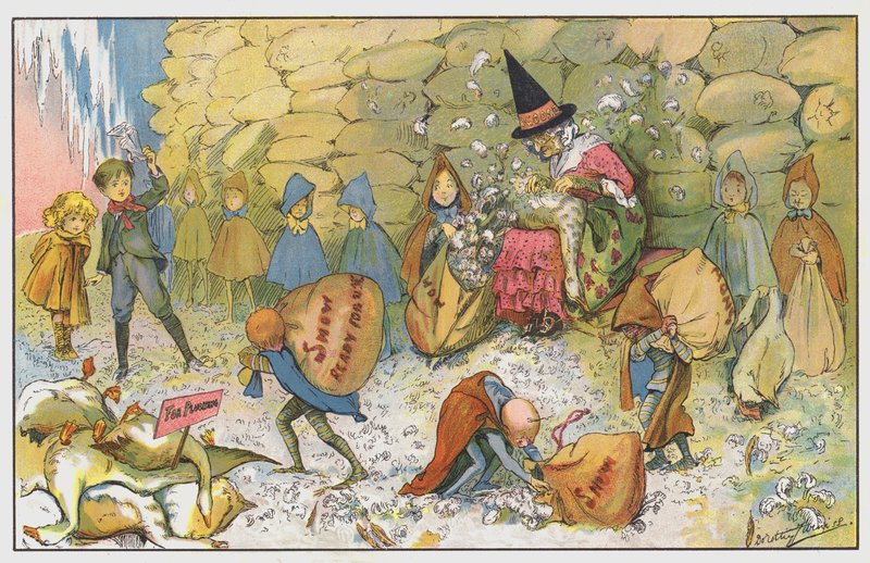 Z wizytą u ukochanej starej matki gęsi autorstwa Dorothy Furniss