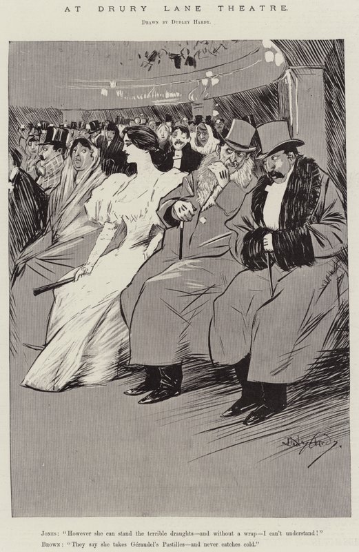 Reklama, Pastylki Geraudela autorstwa Dudley Hardy