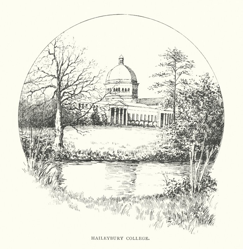 Haileybury College (litografia) autorstwa Duncan Moul
