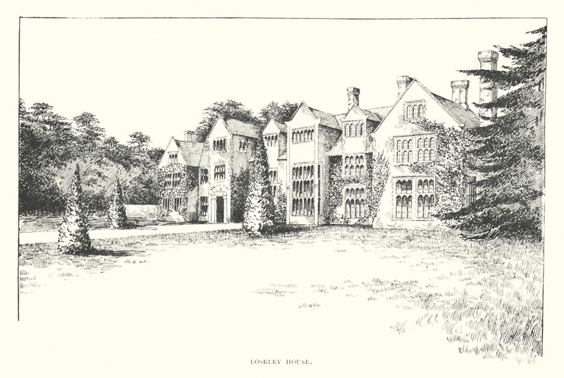 Loseley House (litografia) autorstwa Duncan Moul
