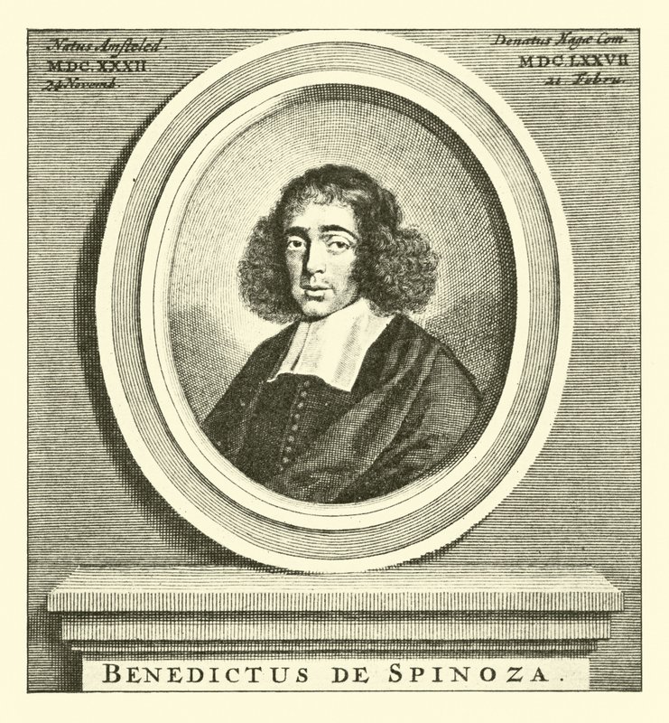 Baruch Spinoza , holenderski filozof żydowski autorstwa Dutch School
