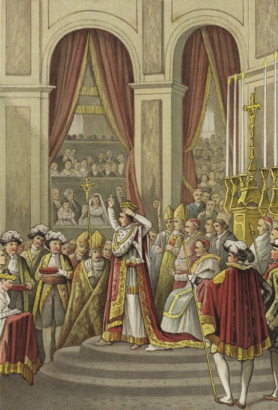 Koronacja Napoleona na cesarza Francji, 1804 autorstwa Dutch School
