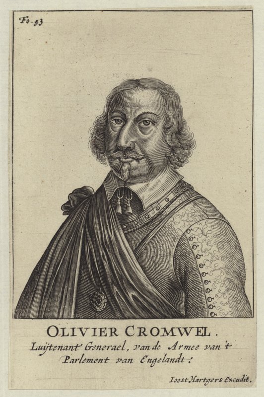 Oliver Cromwell autorstwa Dutch School