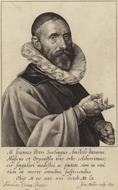 Portret Jana Pieterszoon Sweelincka autorstwa Dutch School