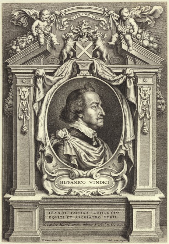 Portret Jean-Jacques Chifflet autorstwa Dutch School