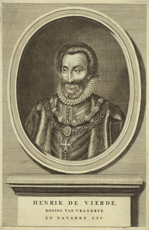 Portret króla Henryka IV Francji autorstwa Dutch School