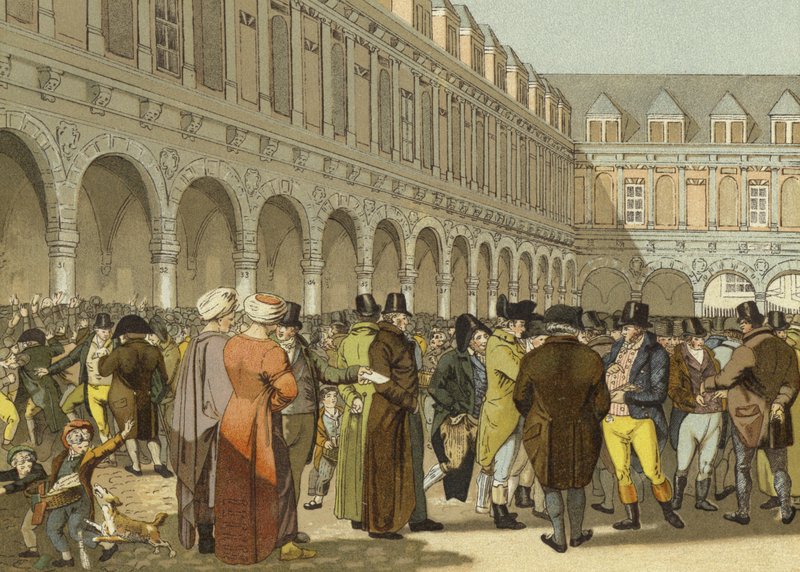 Wielka Wymiana Amsterdamu, XIX wiek autorstwa Dutch School