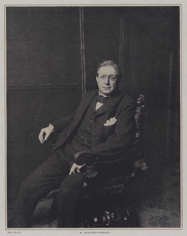 Jean-Joseph Benjamin-Constant, francuski artysta autorstwa E. Fiorillo