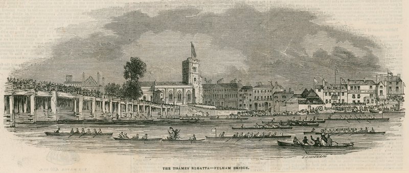 Regaty Tamizy autorstwa Ebenezer Landells