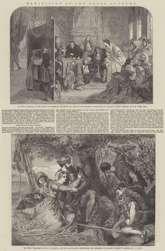 Wystawa Akademii Królewskiej autorstwa Edgar Melville Ward