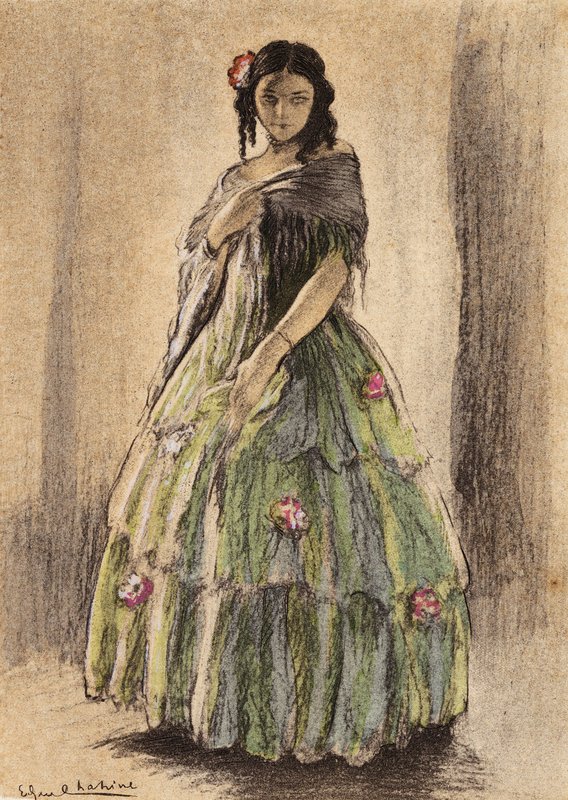 Ilustracja do książki "Madame Bovary" Gustave