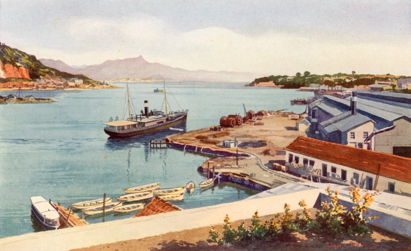 Warsztaty Lloyd Brasileiro Steamship Company (kolor lito) autorstwa Edgar L. Pattison