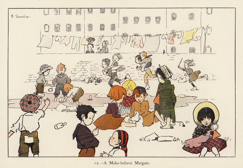 Margate z pozoru (kolor lito) autorstwa Edith Farmiloe