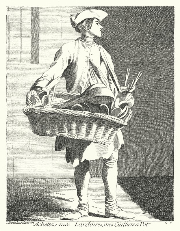 Kup moje patelnie i łyżki (grawerowanie) autorstwa Edmé (after) Bouchardon
