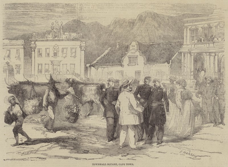 Plac Ratuszowy, Kapsztad autorstwa Edmond Morin