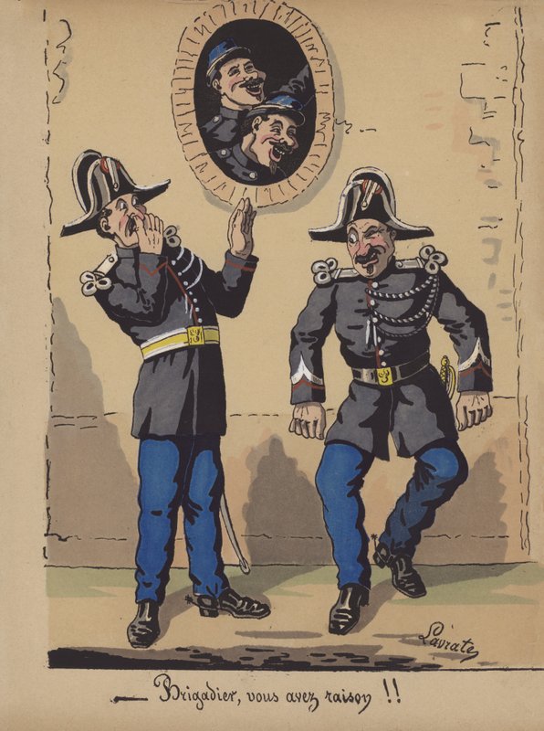 Brygadier, masz rację!! (kolor lito) autorstwa Edmond Lavrate
