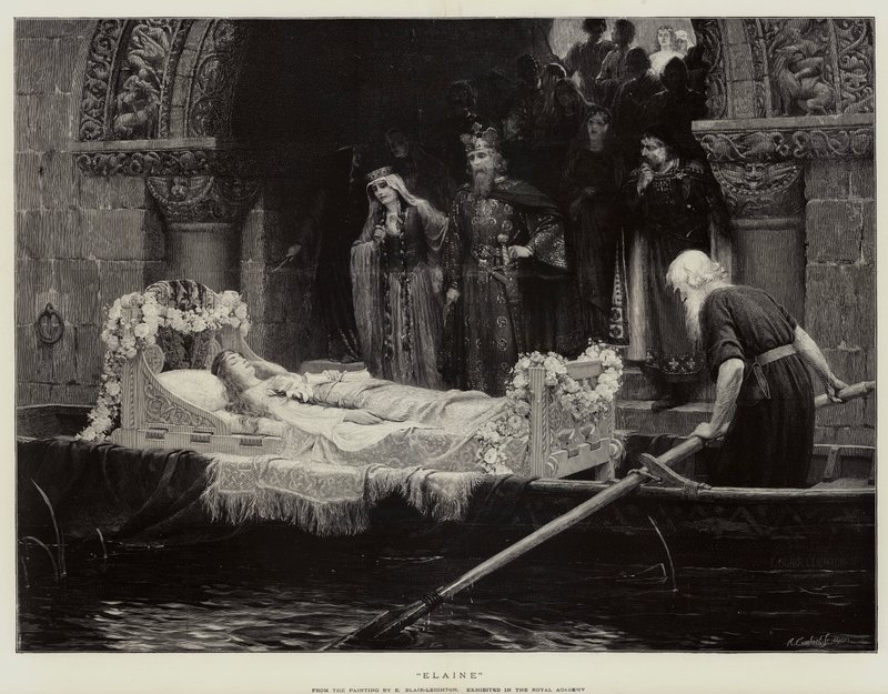 Elaine autorstwa Edmund Blair Leighton