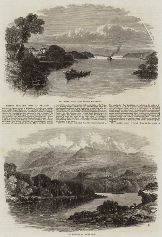 Wizyta księcia Artura w Irlandii autorstwa Edmund Morison Wimperis