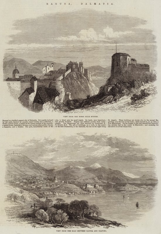 Ragusa, Dalmacja autorstwa Edmund Morison Wimperis