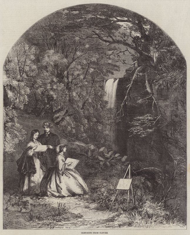 Szkicowanie z natury autorstwa Edmund Morison Wimperis