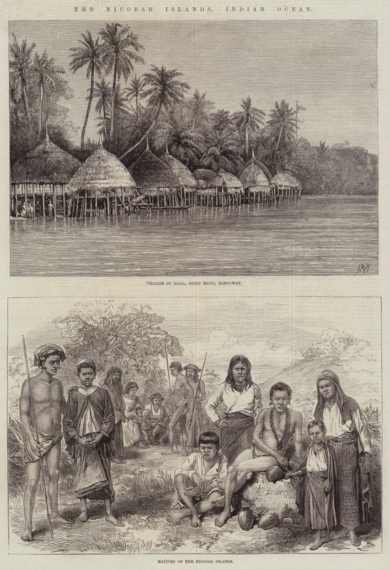 Wyspy Nicobar, Ocean Indyjski autorstwa Edmund Morison Wimperis