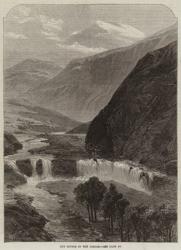 Źródło Jordanu autorstwa Edmund Morison Wimperis