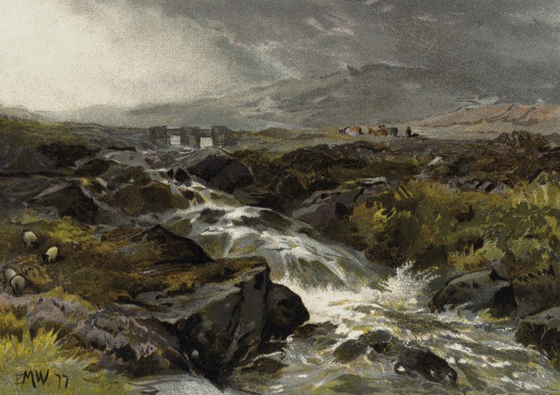 Na Llugny, Północna Walia autorstwa Edmund Morison after Wimperis