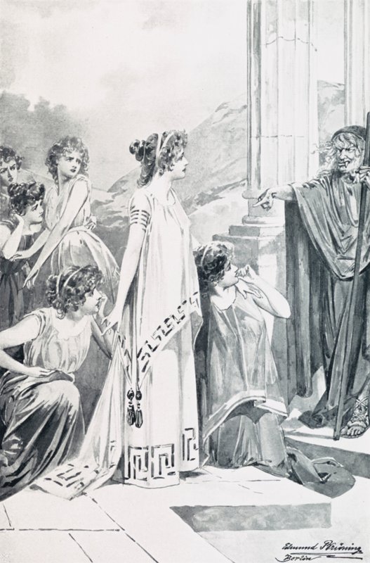 Ilustracja do Goethesa Fausta autorstwa Edmund Bruning