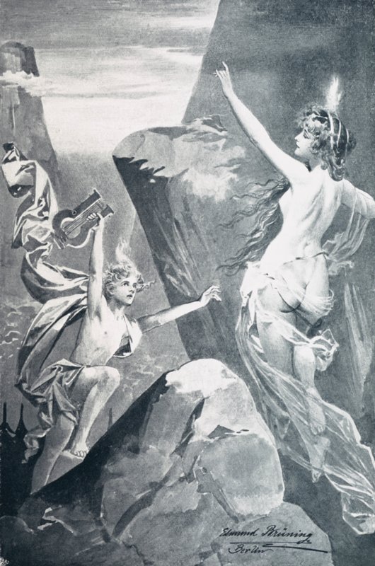 Ilustracja do Goethesa Fausta autorstwa Edmund Bruning